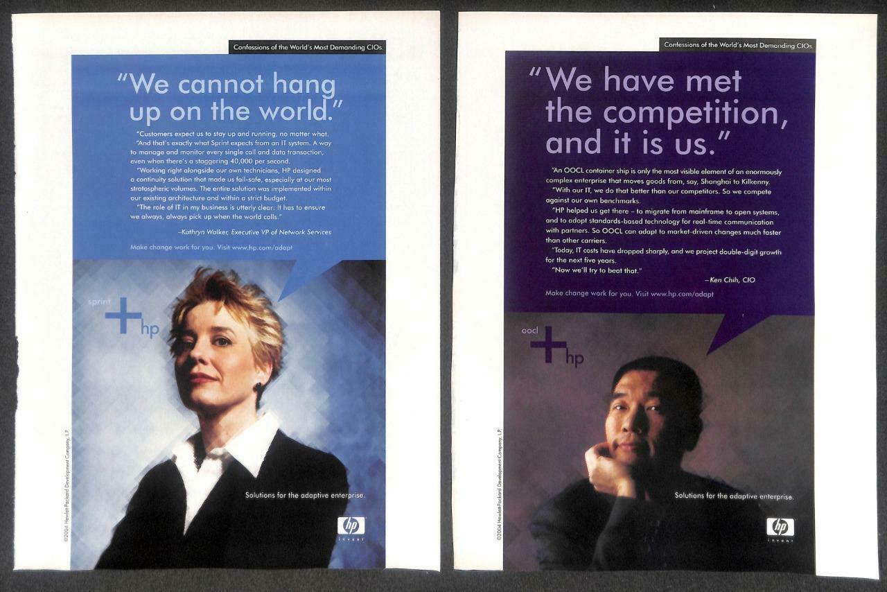 Vintage HP Hewlett Packard Sports Car Magazine Advertisement Print Ad x 18 P890