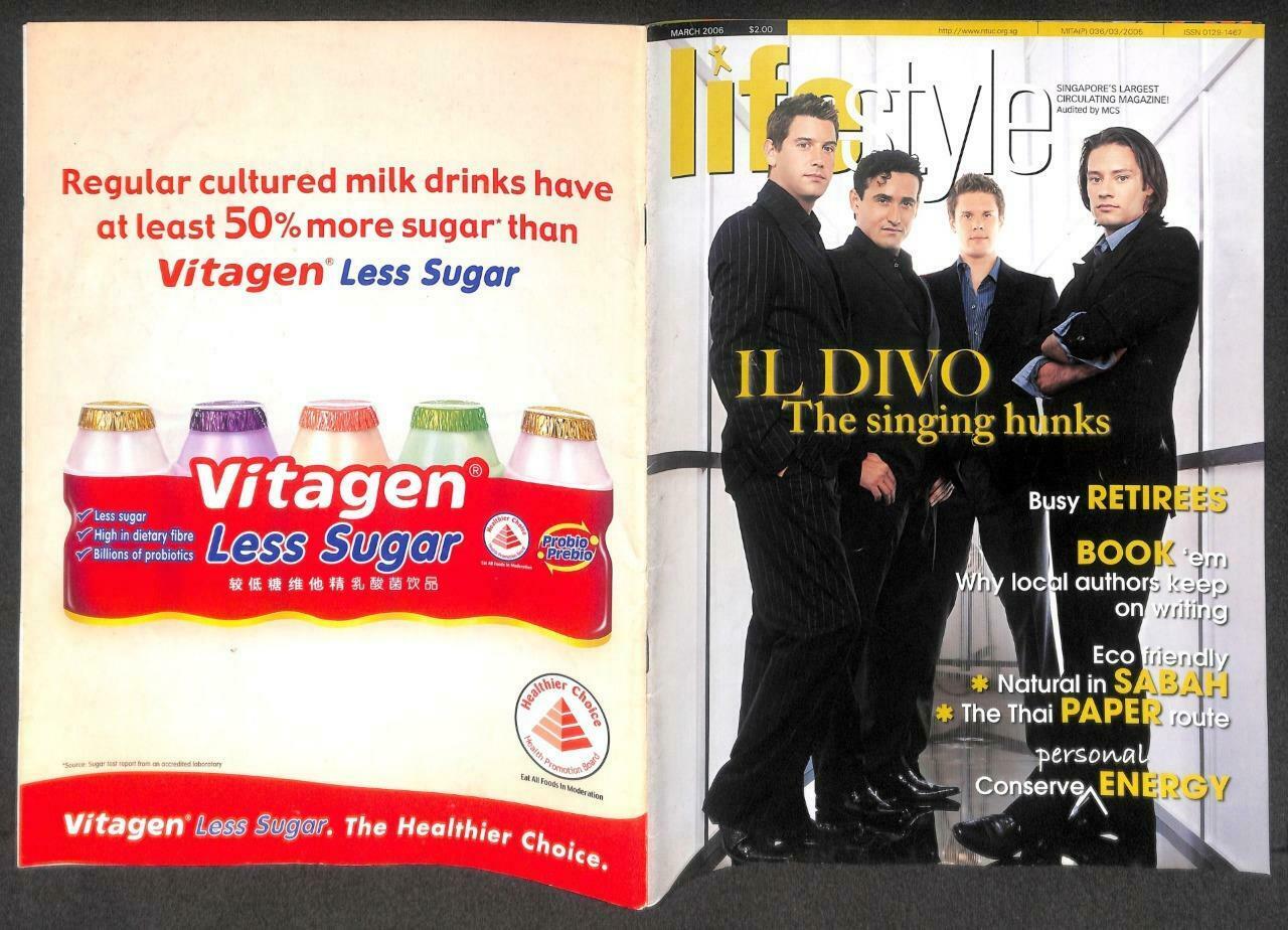 Singapore Lifestyle Magazine 2006 IL Divo Classical Singing Hunks F/S M121 E