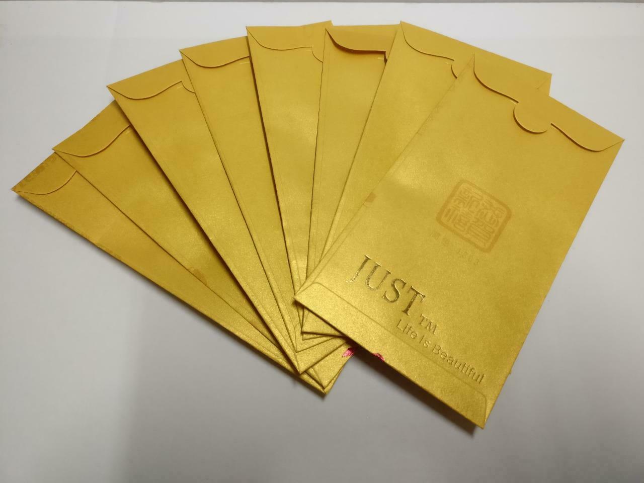 Chinese New Year Red Packets Pop Up Art Designs Pocket Envelope - 8pcs (AC381)