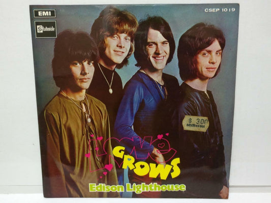 Edison Lighthouse Love Grows Rare Stateside EMI Singapore 7" EP (EP058)