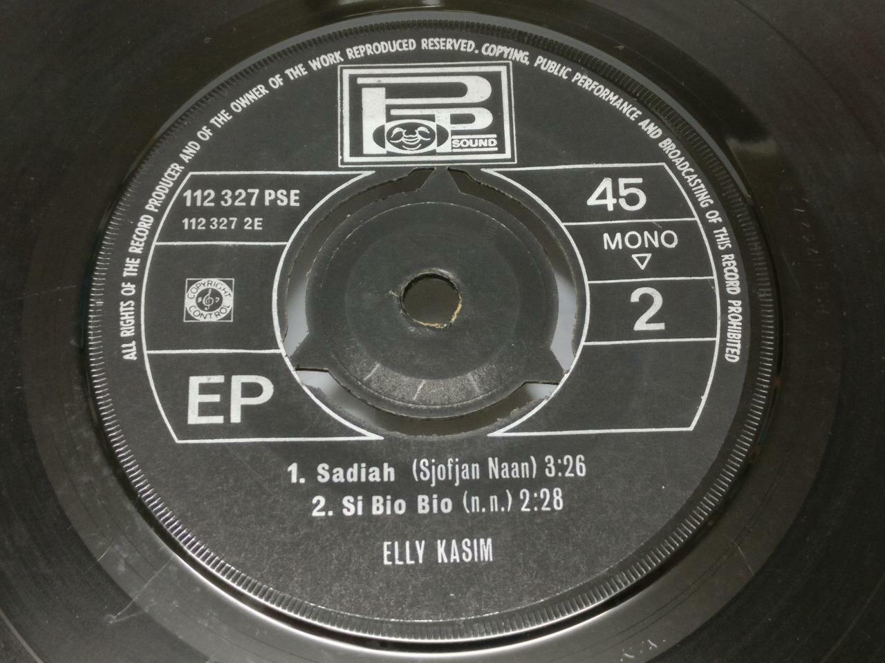 Indonesia Malay Elly Kasim Butet Psych Garage Rare Singapore 7" EP 45 RPM EP375