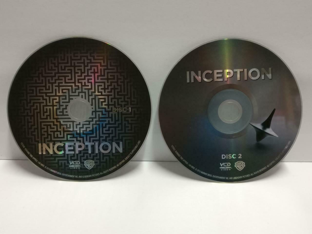Movie Inception Leonardo Dicaprio 2010 Rare Singapore Video CD 2x VCD OOP CDS352