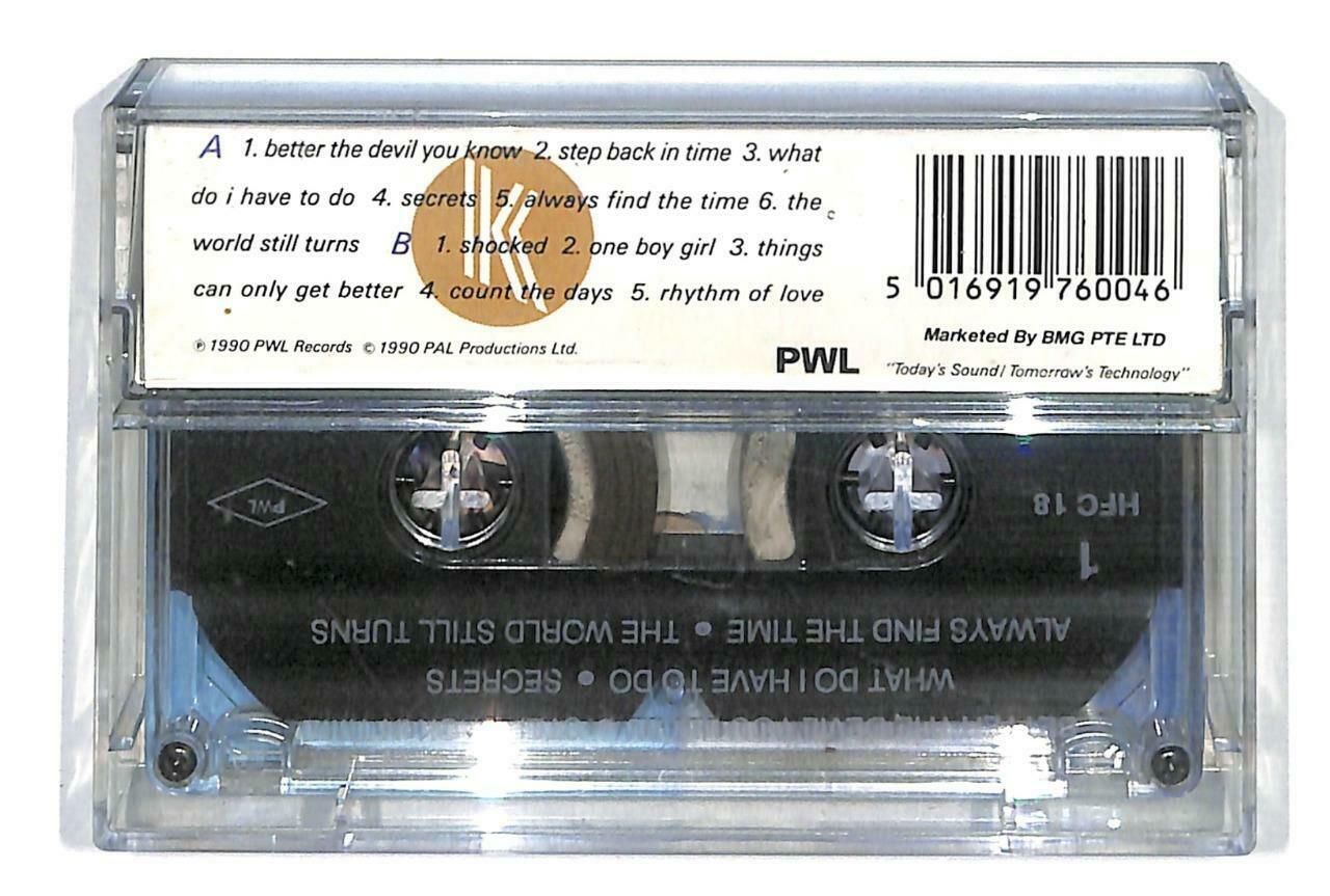 Rare Kylie Minogue Rhythm Of Love 1990 BMG Singapore English Cassette CT881