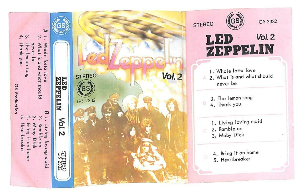 Rare Led Zeppelin Whole Lotta Love Heartbreaker Singapore English Cassette CT941