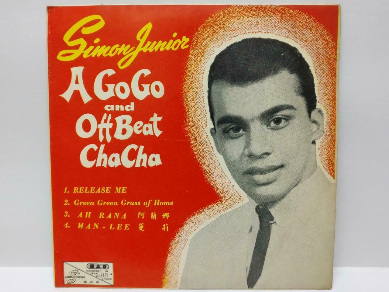 Singapore Simon Junior & Melodians Band A Go Go OB Cha Cha English EP 7" (EP132)