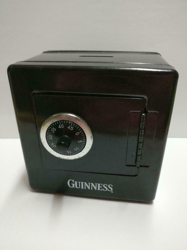 Advertising Guinness Beer Black Safe Box Coin Bank Display In Box (A2163) *3
