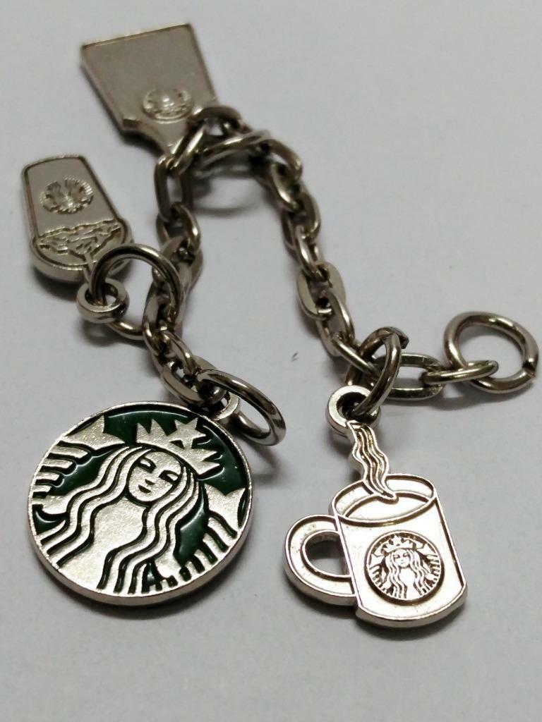 Vintage Rare Starbucks Coffee Singapore 2015 Keychain Without Keyring (B578)