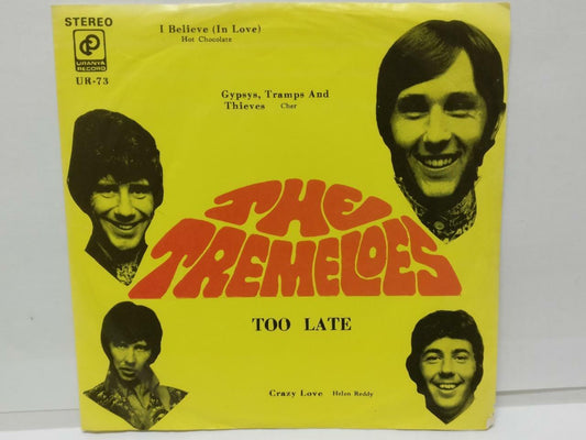 Cher The Tremeloes Helen Reddy Hot Chocolate Rare Cover Label Singapore 7" EP075