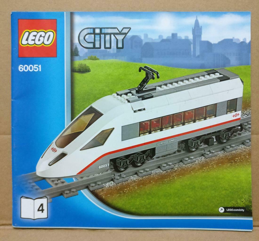 LEGO No. 60051 (4) City Manual Instructions Catalog Booklet (LG044)