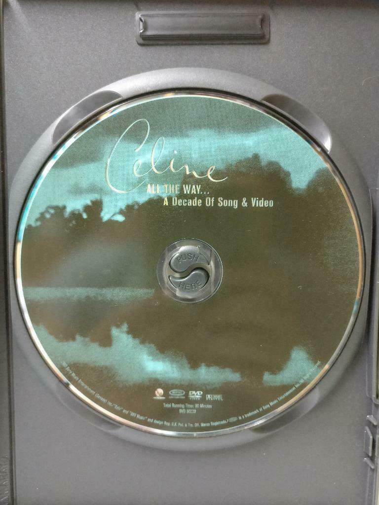 Celine Dion All The Way...A Decade Of Song & Video 2000 DVD (CD893)