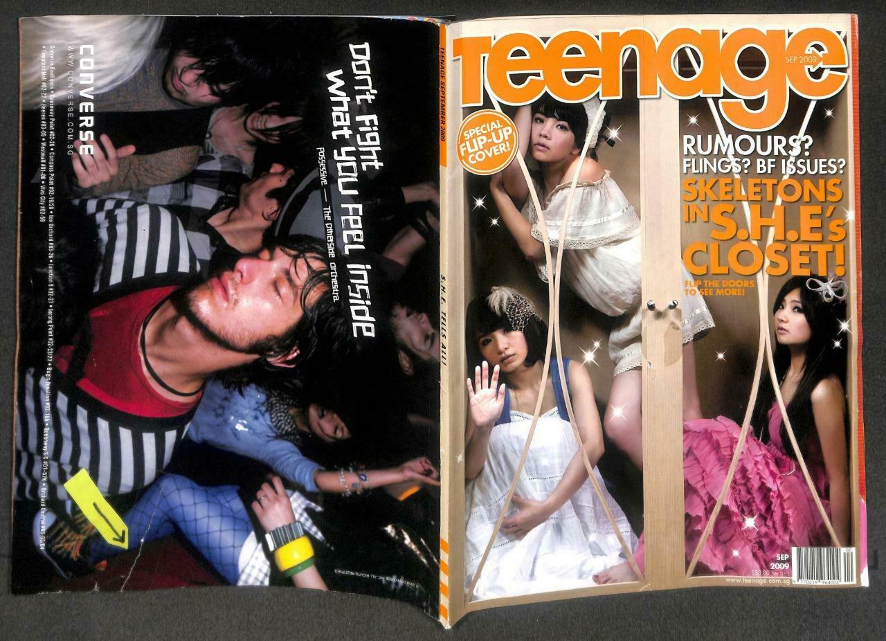 Singapore Teenage Magazine 2009 S.H.E 任家萱 田馥甄 陳嘉樺 F.T.Island Poster F/S M127 E