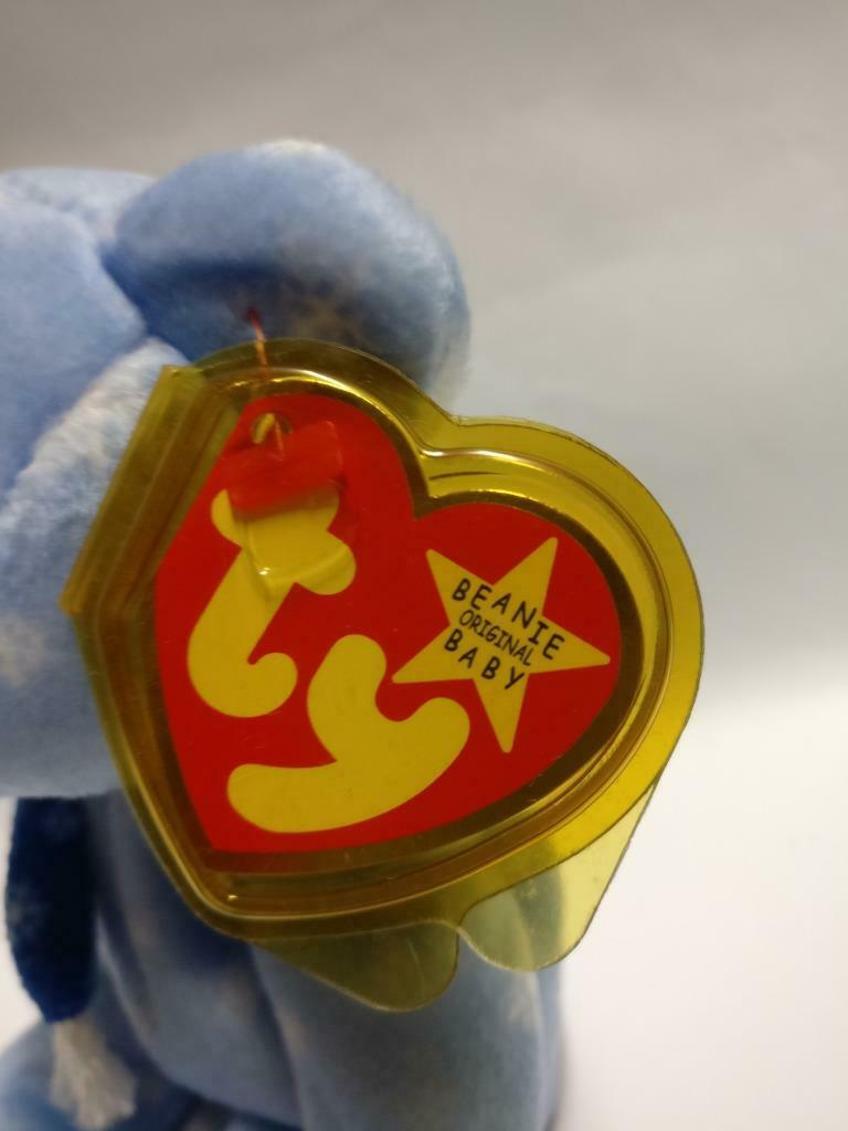 Vintage Ty Beanie Babies Bear Snowflake Scarf 1999 Plush Soft Toy F/S (PTY115)
