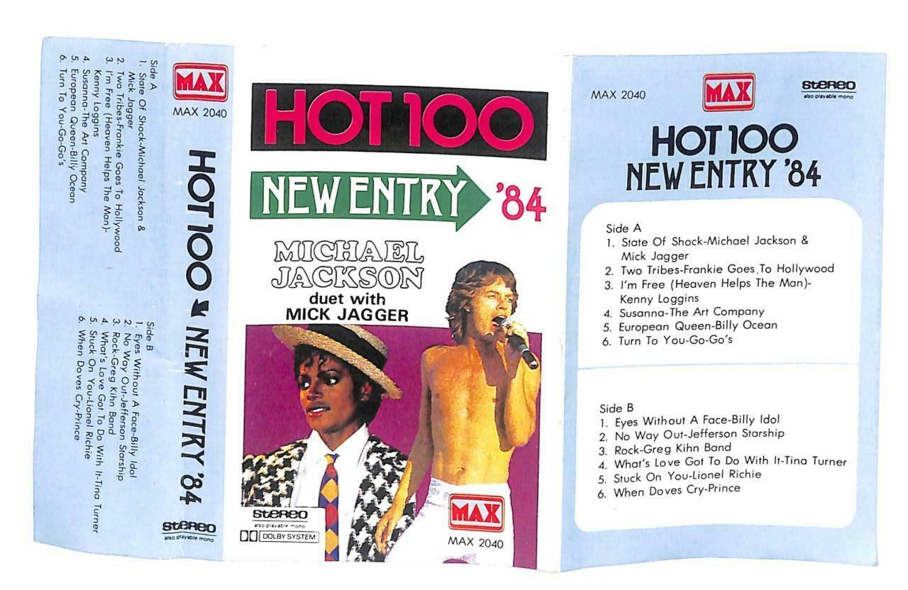 Rare MJ Michael Jackson & Mick Jagger Prince Singapore English Cassette CT915
