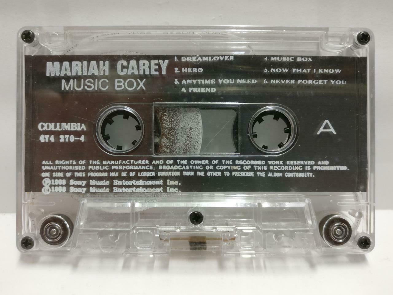 Mariah Carey Music Box 1993 Mega Rare Sony Singapore Only English Cassette CT491