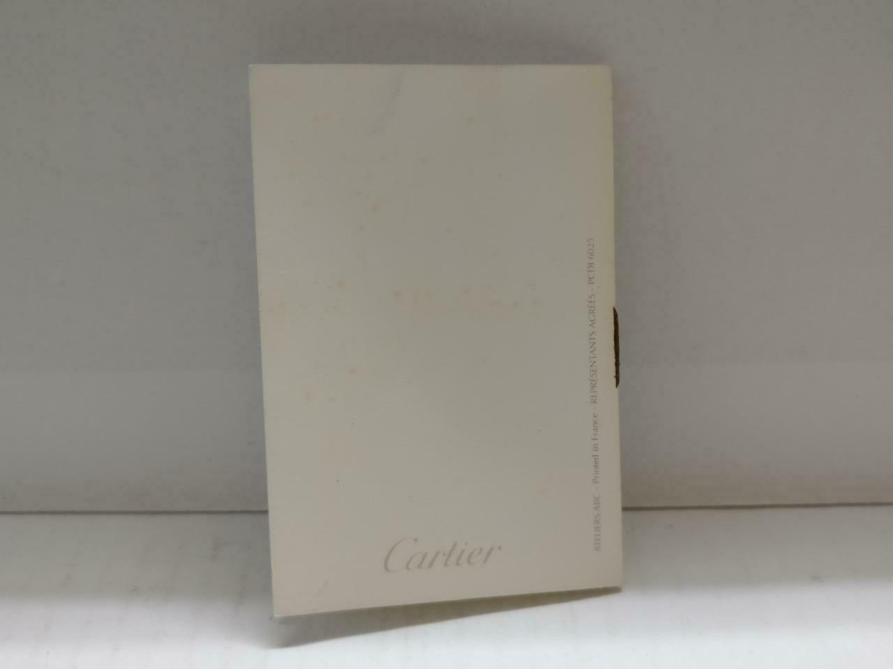 Vintage Cartier Watch Empty Box CO1017 With Mini Booklet (BX013)