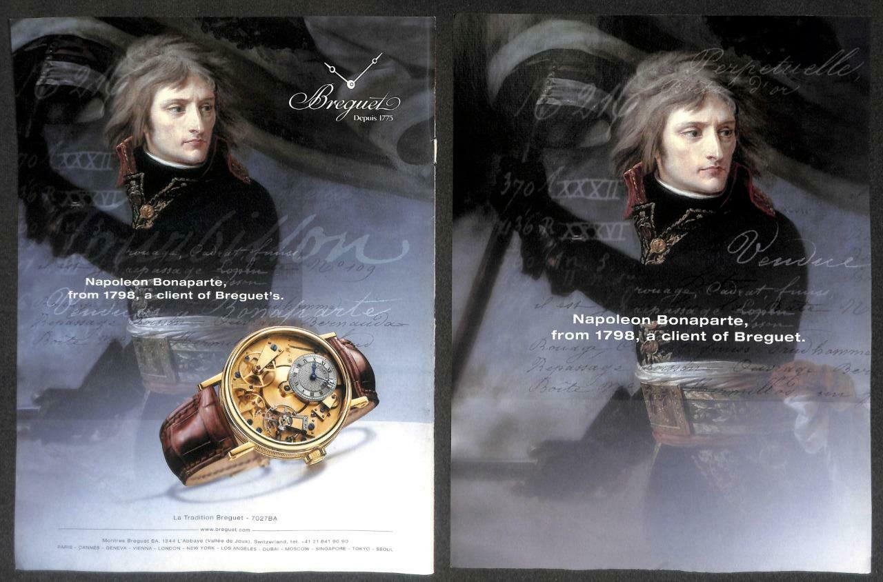 Vintage Breguet Watch Magazine Advertisement Print Ad x 12 (P921)