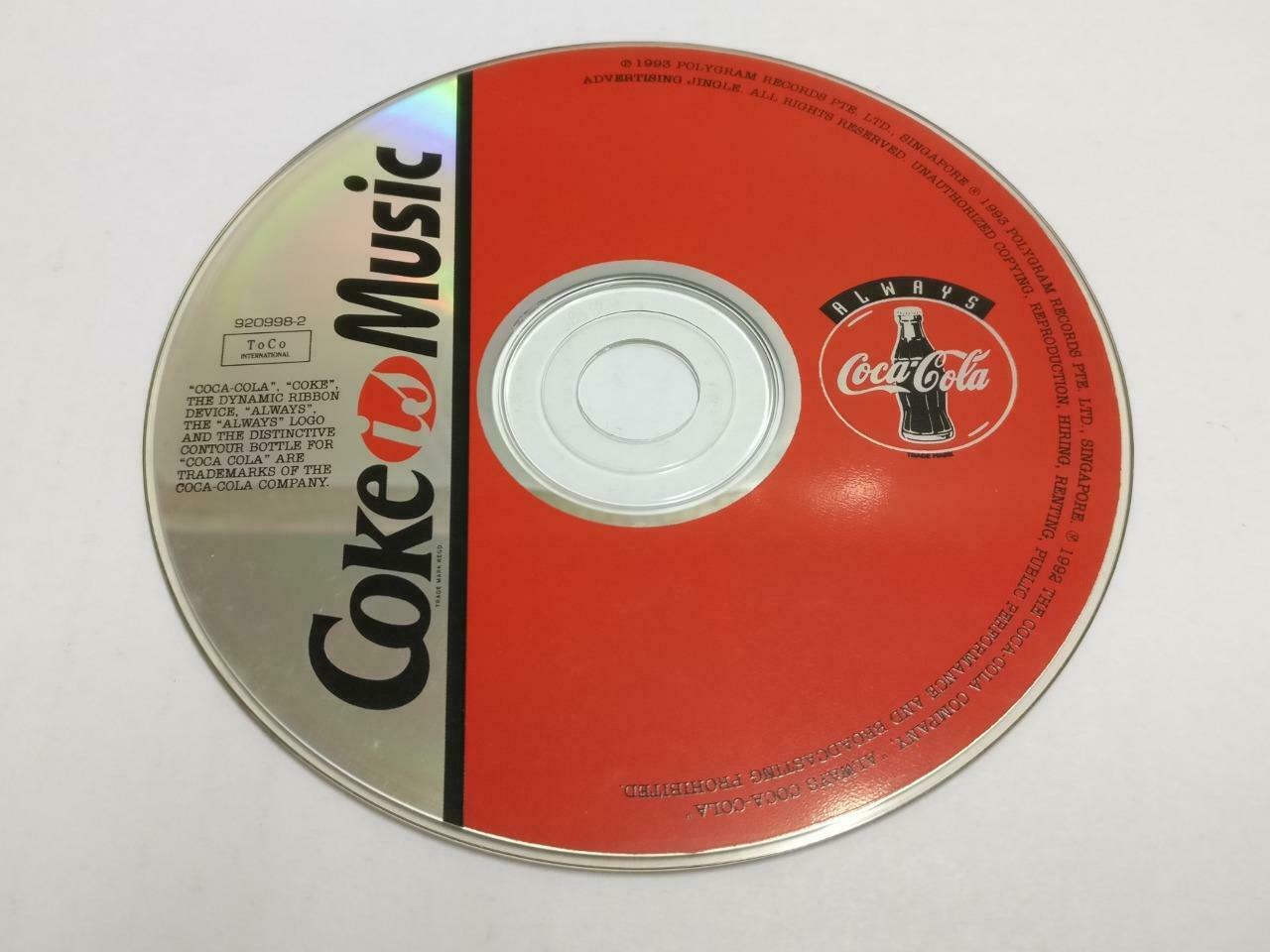 Various Artist Coke Is Music Gregorian East17 1993 Rare Singapore CD (CDS292)