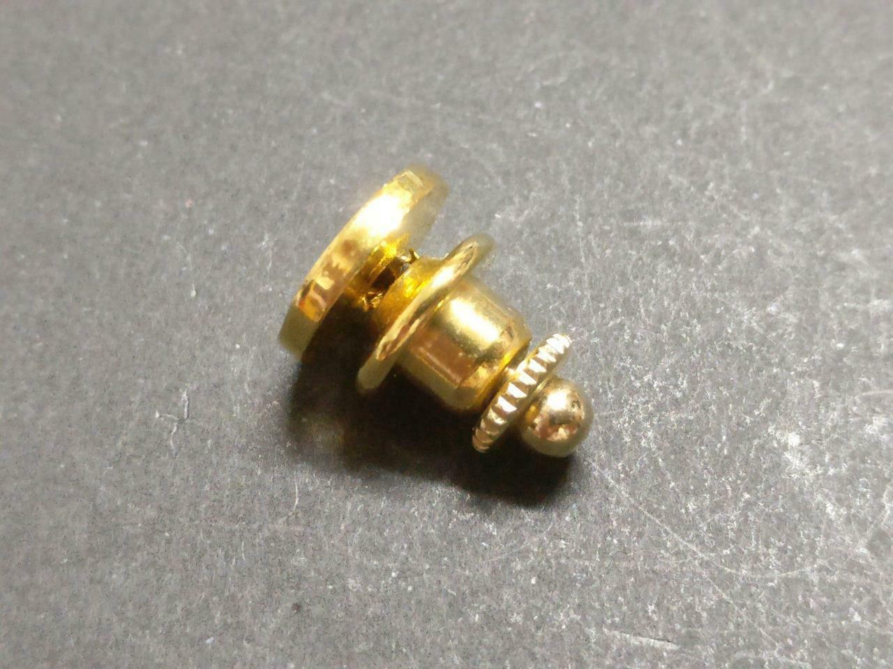 Vintage Rotaract Club Gold Tone 4 x Mini Pin Badge Button F/S B880