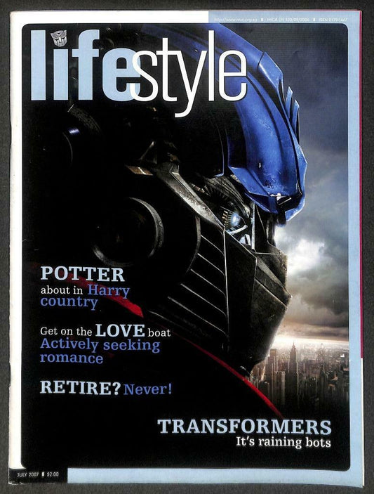 Singapore Lifestyle Magazine Transformers Cai Qin Tsai Chin 蔡琴 2007 F/S M115 E