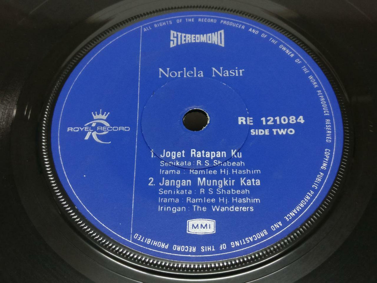 Malay Norlela Nasir Wandere Joget Ratapan Ku Psych Garage Malaysia 7" EP EP342