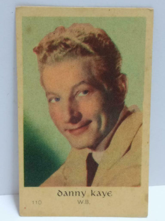 Vintage Actor Danny Kaye Colour Mini Photo Trading Card F/S (A2334)
