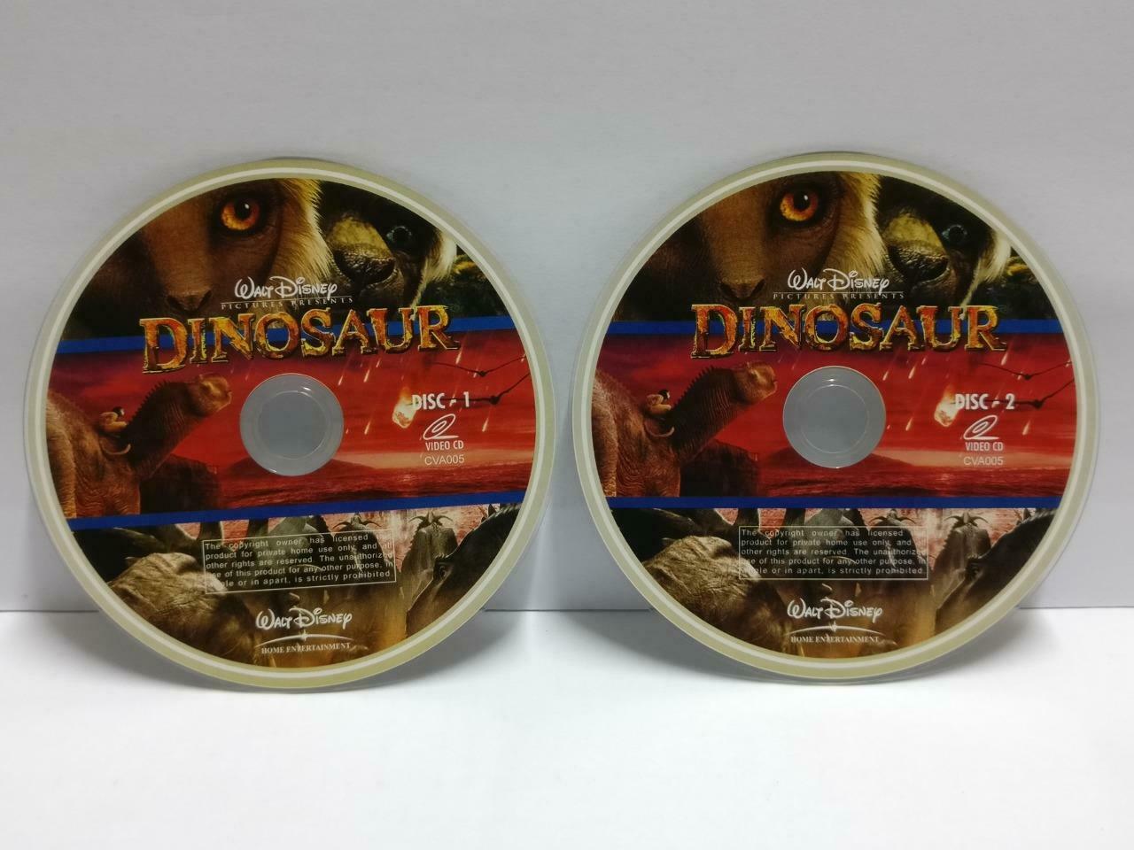 Cartoon Animated Movie Dinosaur Rare Singapore Video CD 2x VCD OOP (CDS348)