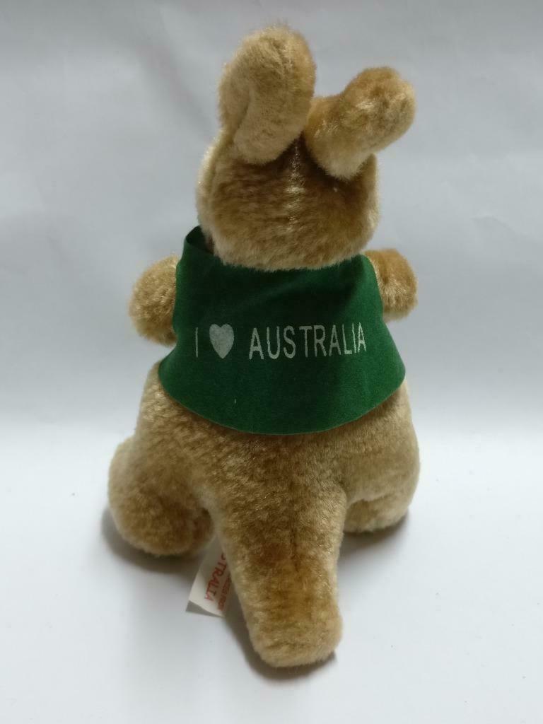 Australia Cute Kangaroo Wears Vest Souvenir 5" Plush Soft Toy F/S (PTY130)