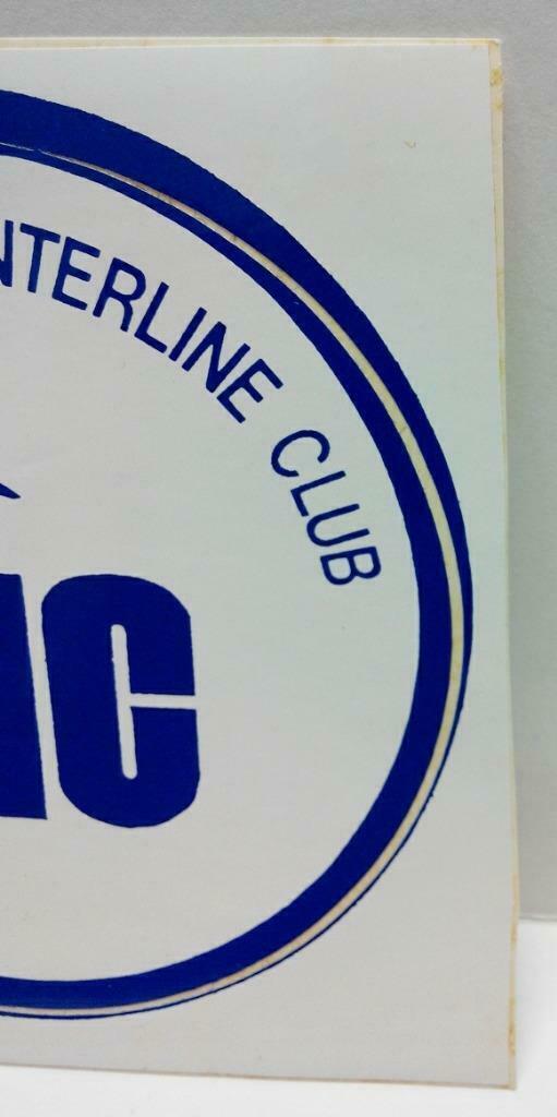 Vintage 80’s Sticker JIC Johannesburg Interline Club Airlines F/S (A763)