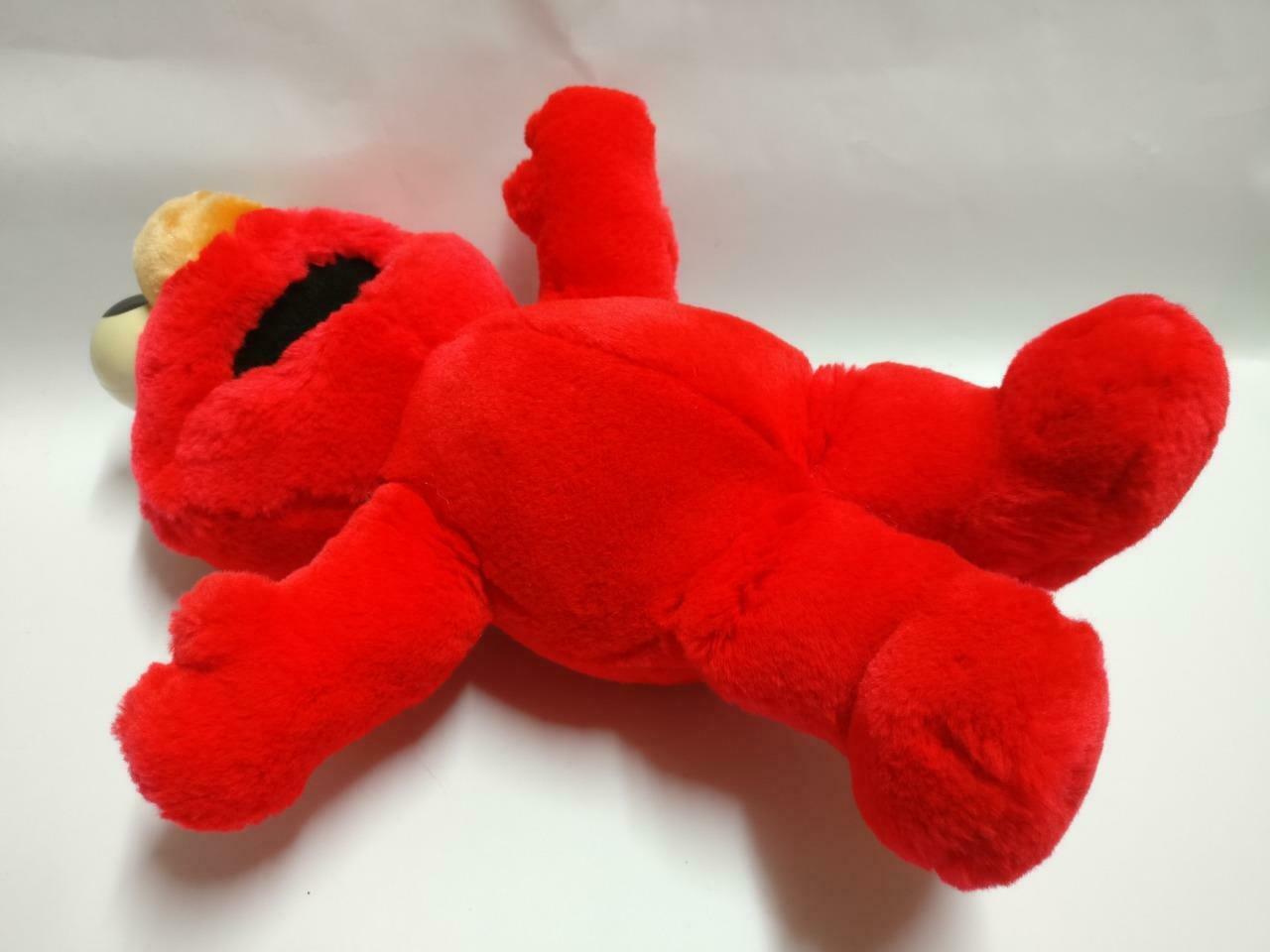 Sesame Street Baby Elmo Muppet Puppet 11" 1992 Plush Soft Toy F/S (PTY121)