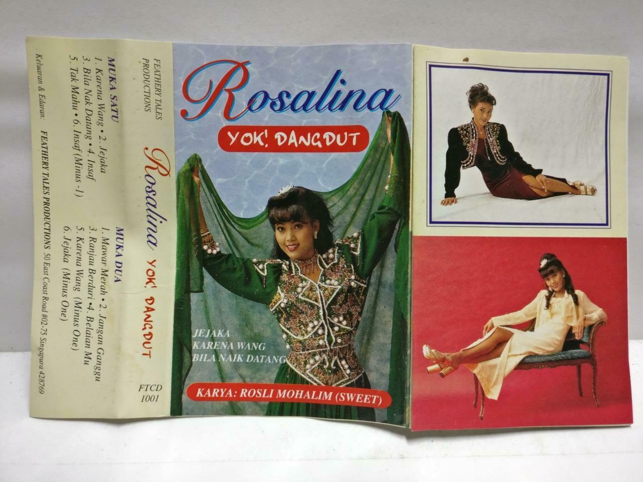 Malay Rosalina Yok ! DangDut Rare Singapore Melayu Cassette CT748