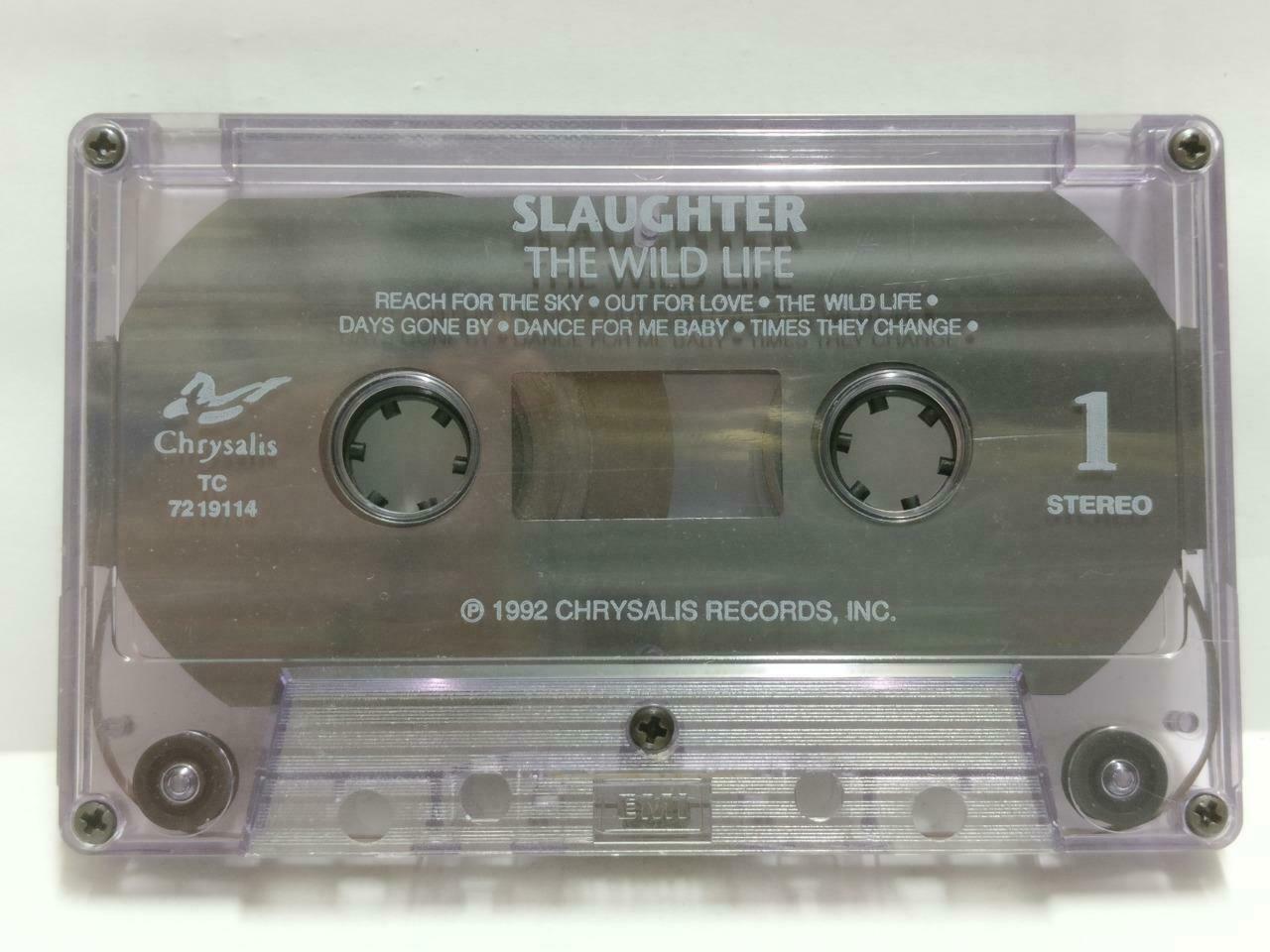 Slaughter The Wild Life 1992 Real Love Hold On USA English Cassette CT505