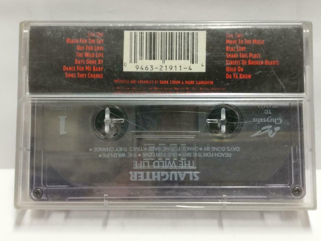 Slaughter The Wild Life 1992 Real Love Hold On USA English Cassette CT505