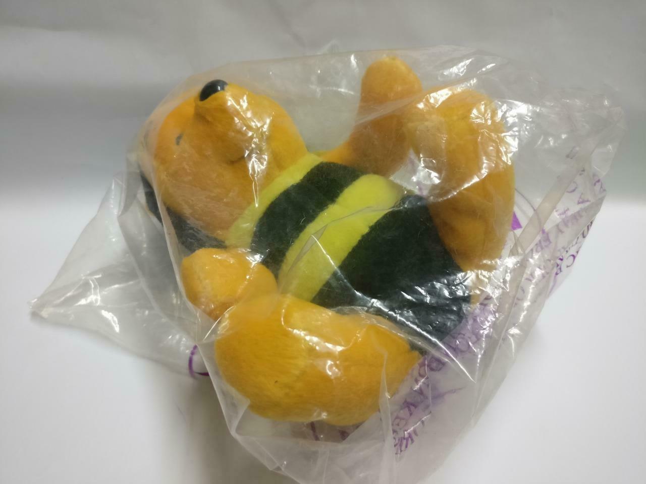 Sealed McDonald's Winnie The Pooh Bee Costume 7" Plush Soft Toy F/S (PTY102)