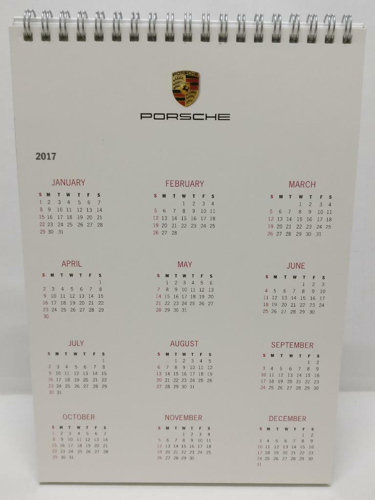 Rare Porsche Cars 2016 Desk Calendar (A2091)