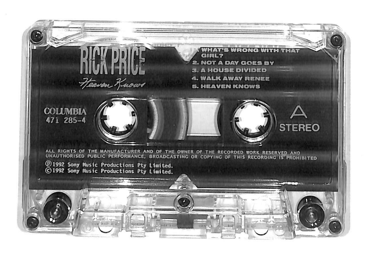 Rare Rick Price Heaven Knows Not A Day Goes By Singapore English Cassette CT878