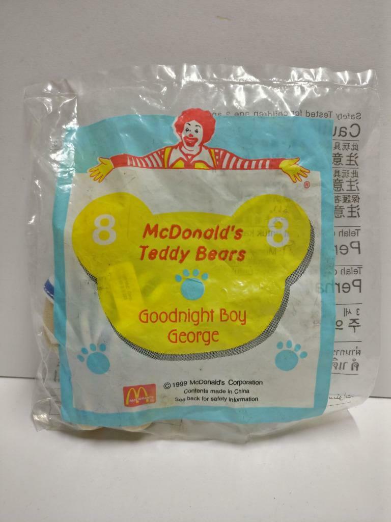 Sealed McDonald's Happy Meal Teddy Bear Boy George 2018 Malaysia Toy F/S PTY186