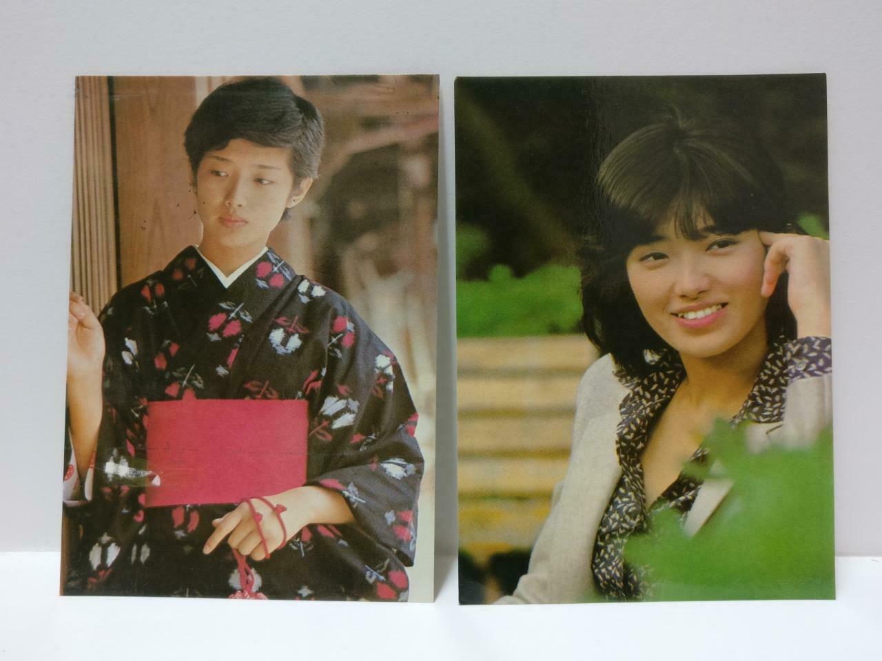 Vintage Japan Japanese Momoe Yamaguchi 山口百恵 Colour Photo Card x4 Lot F/S (P204)
