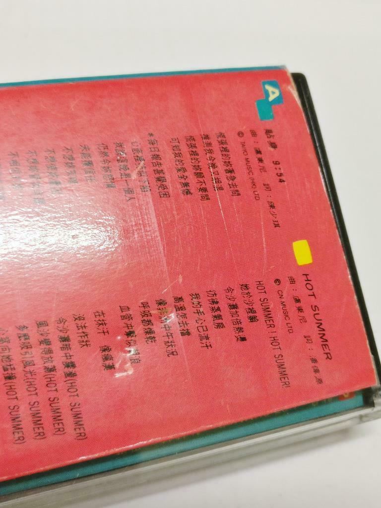 Hong Kong Leslie Cheung In Concert 張國榮 张国荣 1988 Singapore Cassette (CT342)