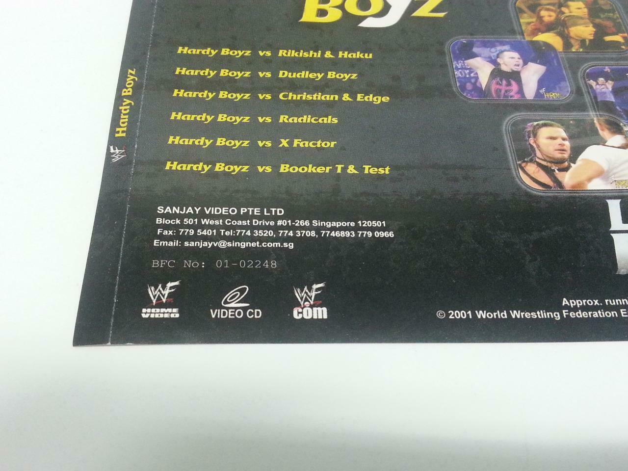 WWE WWF Wrestling Leap Of Faith 2001 Singapore Only 3x VCD Video CD OOP (A830)