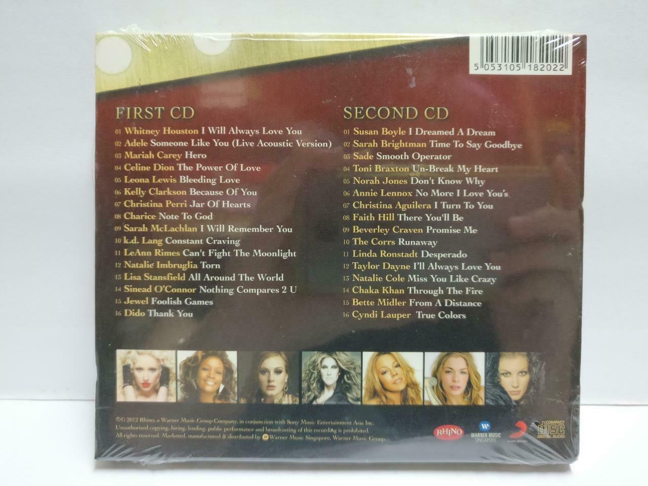 New Various Artists Celine Dion Mariah Carey Sade 2012 Singapore 2x CD (CD942)