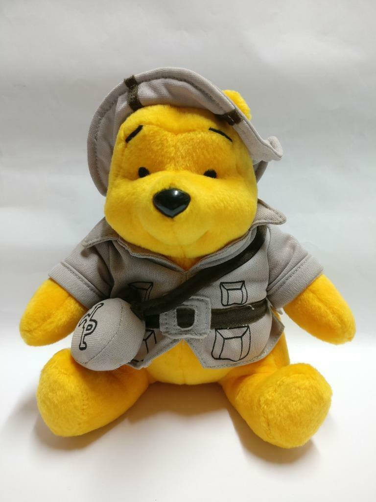 McDonald's Winnie The Pooh Explorer Hunter Hat 7" Plush Soft Toy F/S (PTY105)