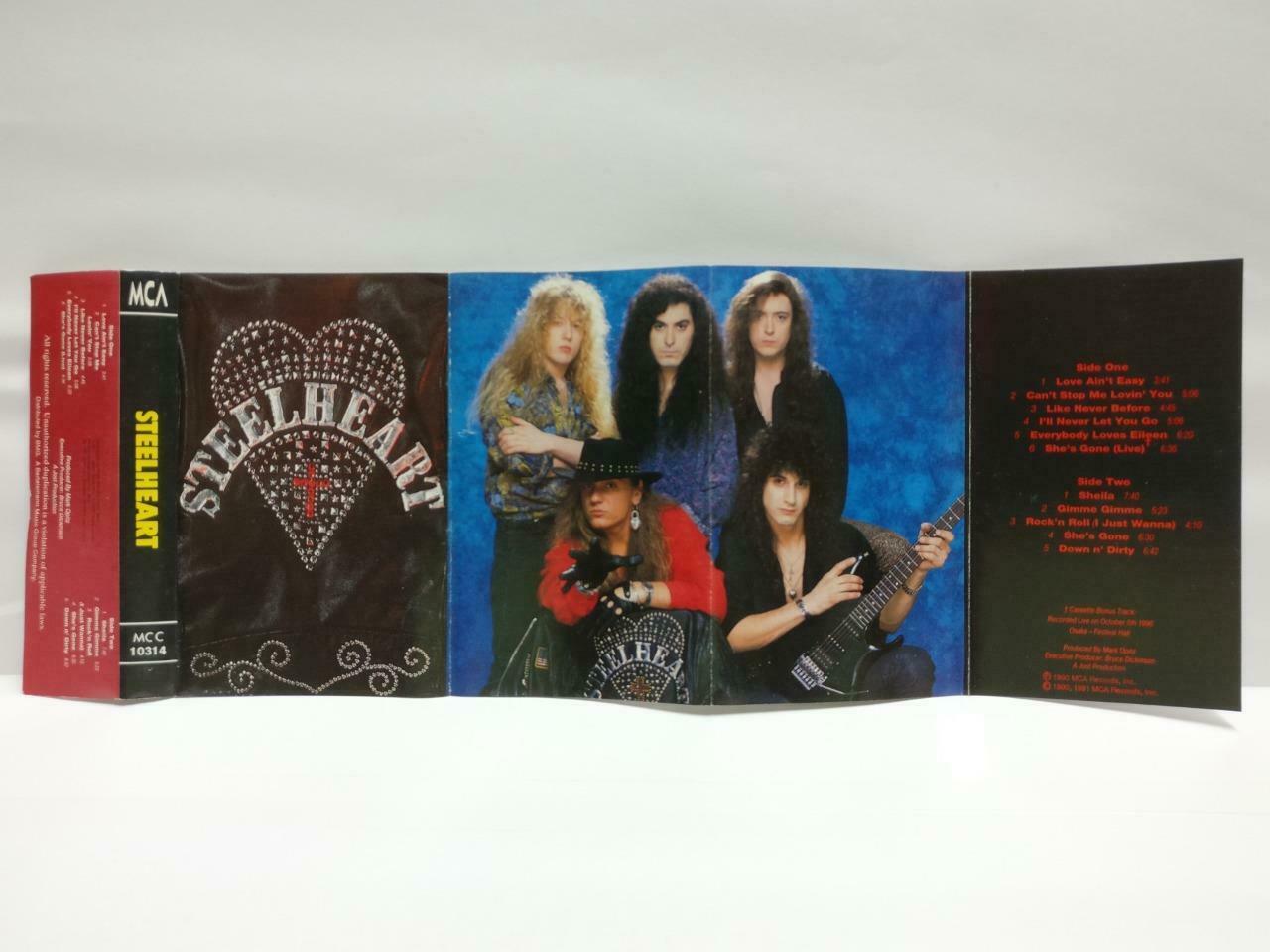 Steelheart Love Ain't Easy Sheila Mega Rare Malaysia English Cassette CT476