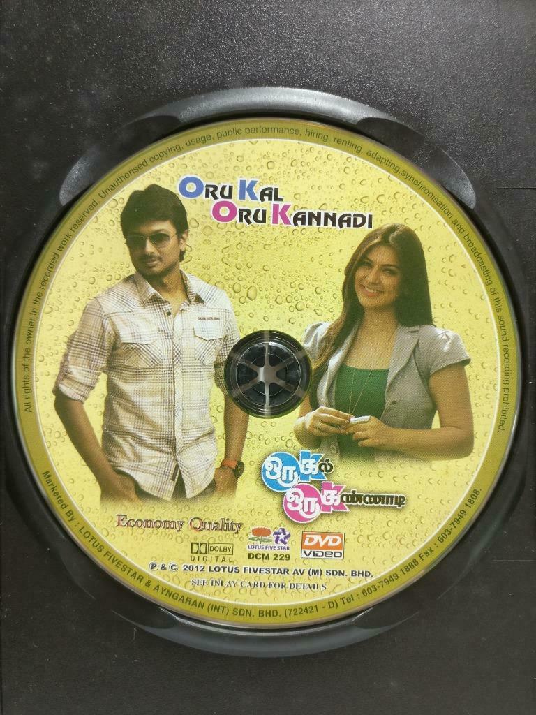 India Bollywood Tamil Movie Oru Kal Oru Kannadi Udhayanidhi Malaysia DVD CD1035
