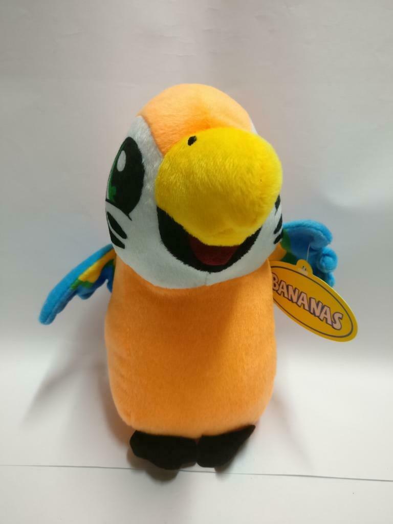 Bananas Parrot Stuffed Animal 8" Plush Soft Toy F/S (PTY017)