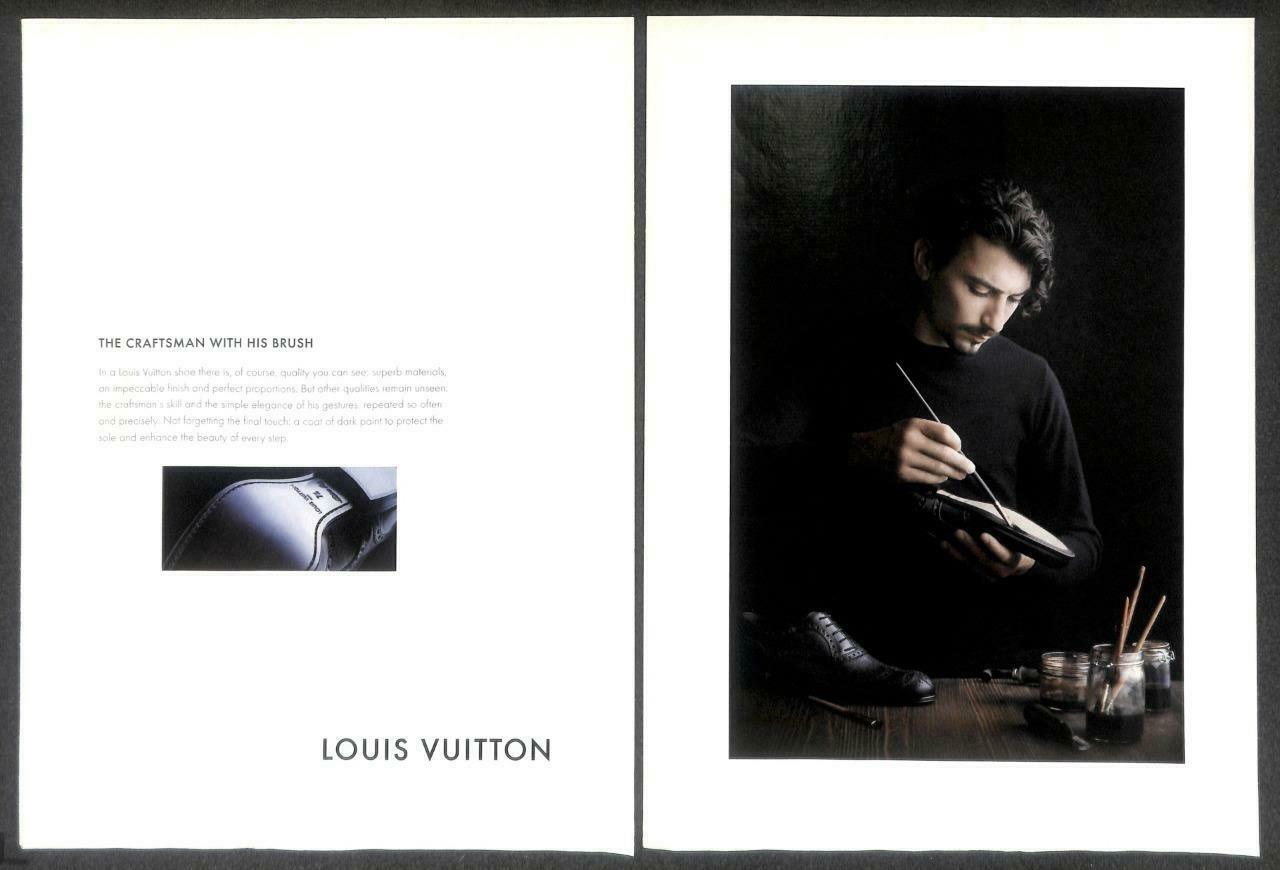 Vintage 2010 Louis Vuitton Hublot Magazine Advertisement Print Ad x 2 (P979)