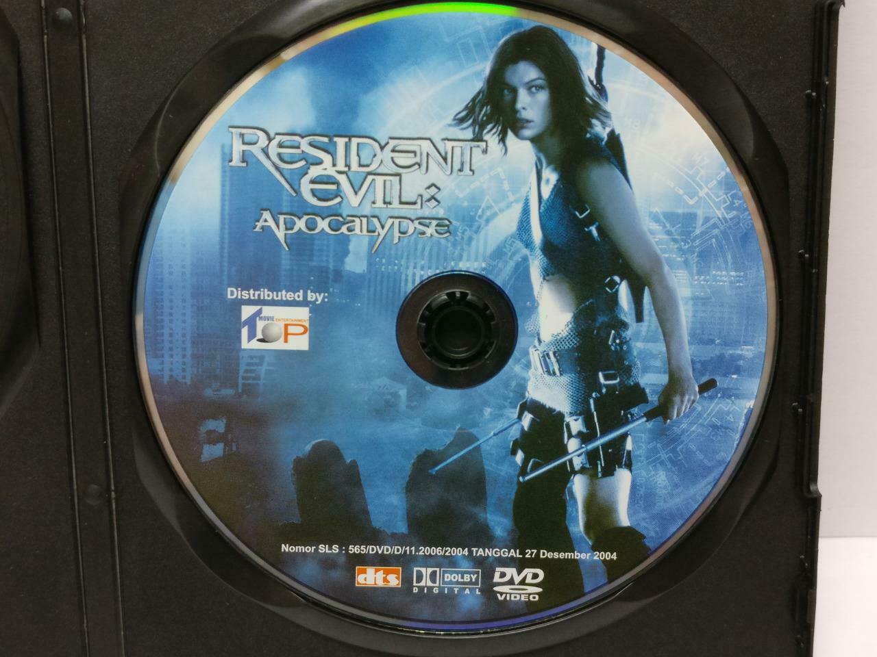 DVD Movie Resident Evil Apocalypse Milla Jovovich 2007 Indonesian Sub R1 DVD006