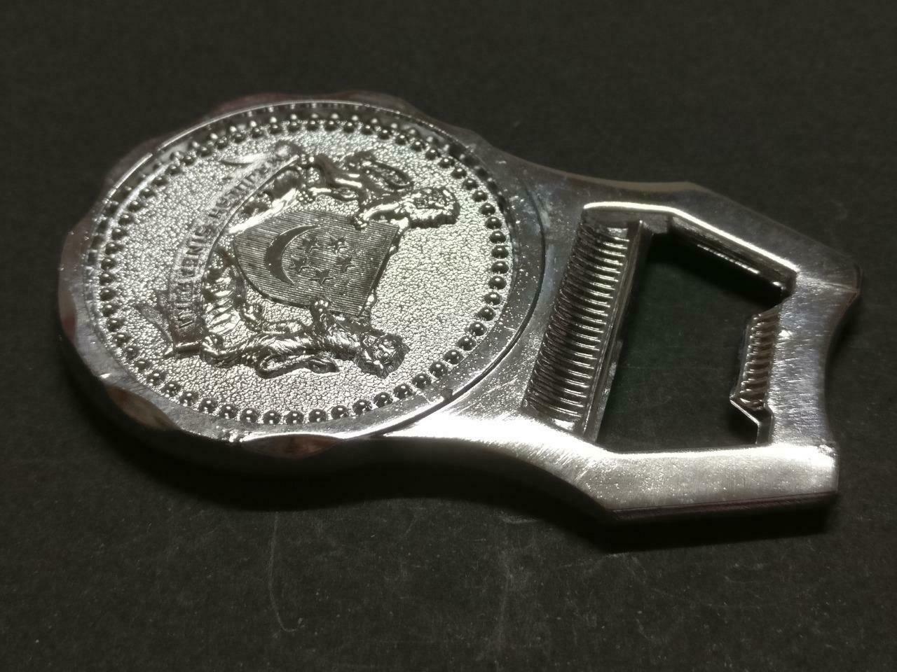 LP888 Rare Vintage Singapore Lion City Souvenir Metal Bottle Opener F/S B968 *2