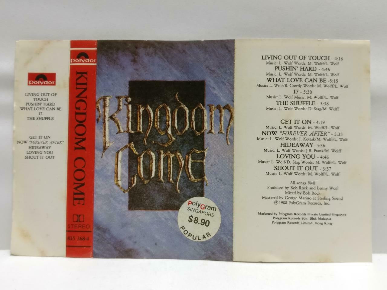 Kingdom Come Living Out Of Touch 1988 Rare Asia English Cassette CT496