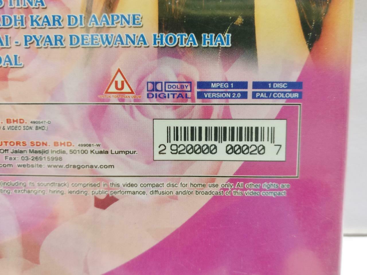 India Bollywood Karaoke Hits Rani Mukherjee Malaysia Video CD VCD CD997