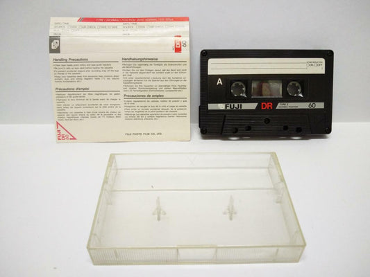 Used  Blank Tapes Fuji DR60 Bias Normal Japan Cassette Tape x 01 (CT015)
